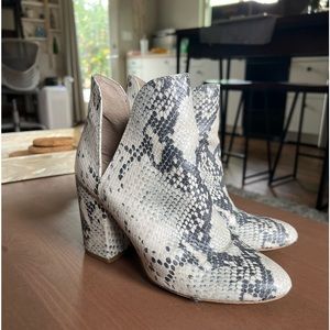 Steve Madden Snakeskin Booties